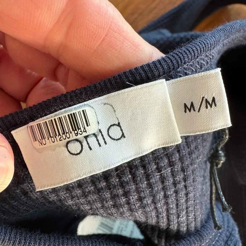 Onia Waffle Knit Bralette Deep Navy / Medium / $75 retail